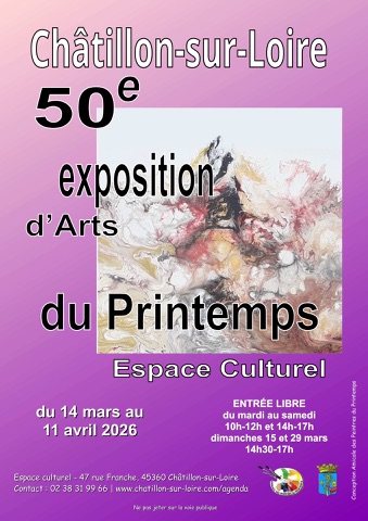 Affiche Salon d'art du printemps 2026