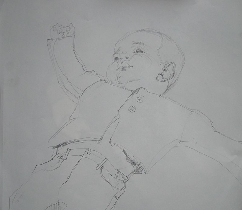 Arturo, Pencil, 40x40, 2012