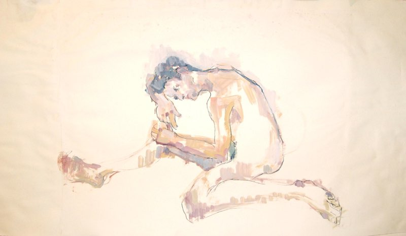 Dominique faune, 60x105, 2008