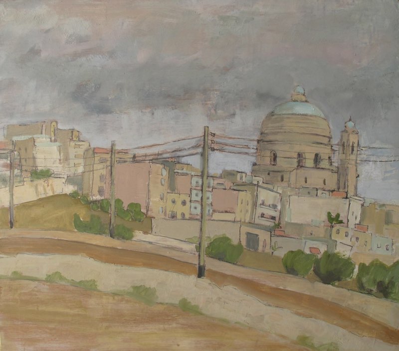 Mgarr, Oil on wood, 31x35, 2013