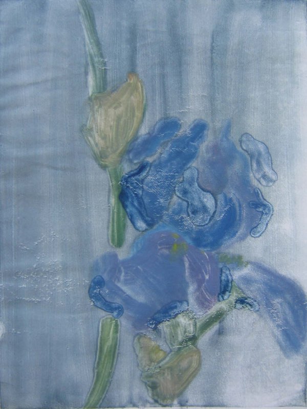 Iridescence, Monotype, 24x18, 2005