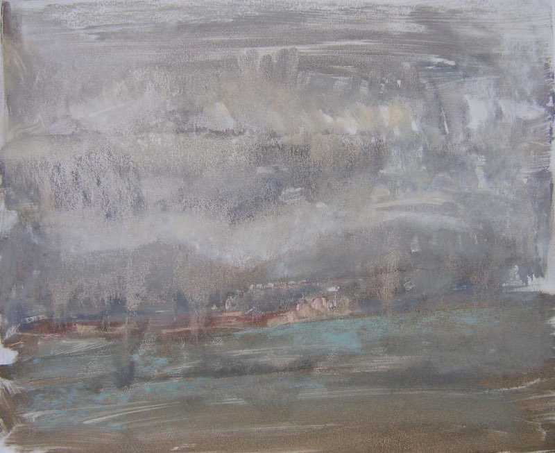 Paysage imaginaire, Monotype, 37x45, 2008
