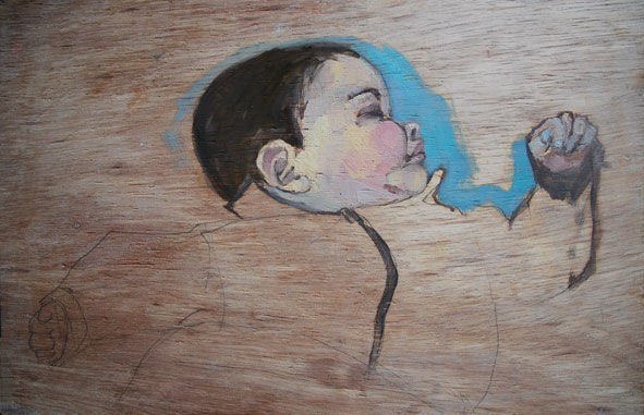 Arturo, Oil on wood, 20×25, 2015