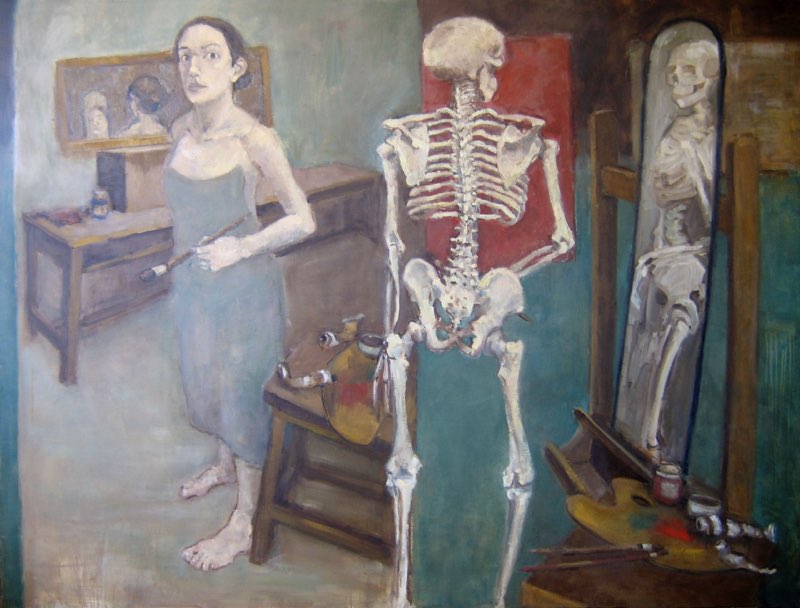 Triple selfportrait, Oil on canvas, 150×200, 2007