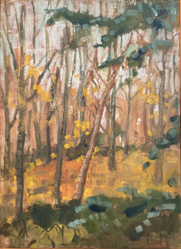 Oree, Oil on wood, 41x30, 2020