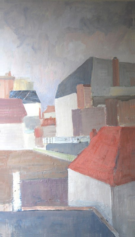 Ixelles, Oil on canvas, 157x90, 2009